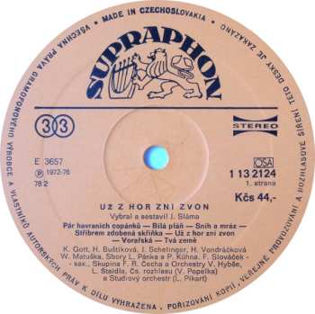 LP Various: Už Z Hor Zní Zvon 470485