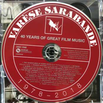 2CD Various: Varèse Sarabande: 40 Years Of Great Film Music 1978-2018 662862