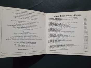 CD Various: Vocal Traditions Of Albania 612863