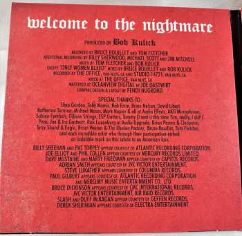 CD Various: Welcome To The Nightmare - A Tribute To Alice Cooper LTD 604254