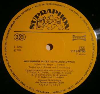 LP Various: Willkommen In Der Tschechoslowakei 656284