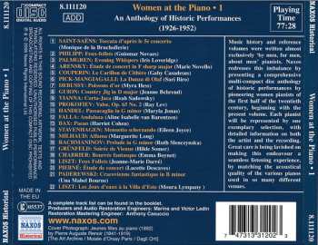 CD Various: Women At The Piano: An Anthology Of Historic Performances, Volume 1 (1926-1952) 551447