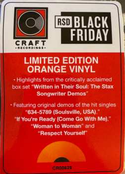 LP Various: Written In Their Soul (The Hits: The Stax Songwriter Demos) CLR | LTD 622962