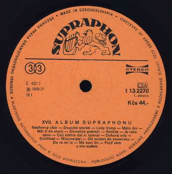 LP Various: XVII. Album Supraphonu 130379