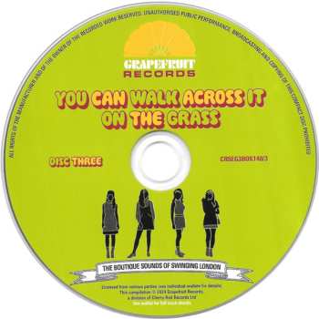 3CD Various: You Can Walk Across It On The Grass (The Boutique Sounds Of Swinging London) 562861