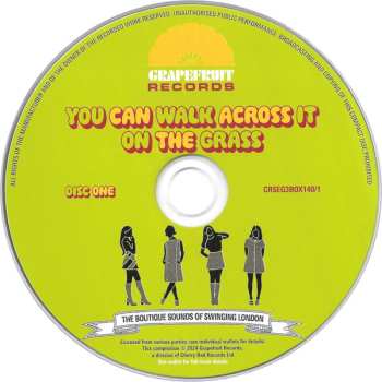 3CD Various: You Can Walk Across It On The Grass (The Boutique Sounds Of Swinging London) 562861