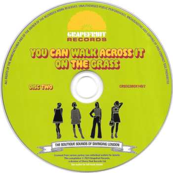 3CD Various: You Can Walk Across It On The Grass (The Boutique Sounds Of Swinging London) 562861