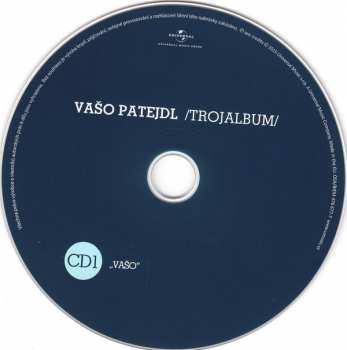 3CD Vašo Patejdl: Trojalbum (To Nejlepší 1981-2015) 45352