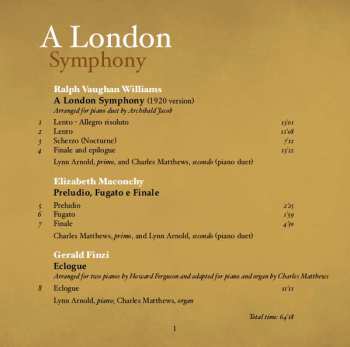 CD Ralph Vaughan Williams: A London Symphony 563906