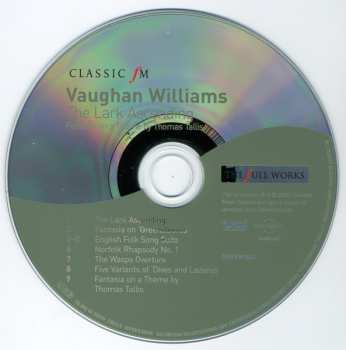 CD Ralph Vaughan Williams: The Lark Ascending / Fantasia On A Theme By Thomas Tallis 551225