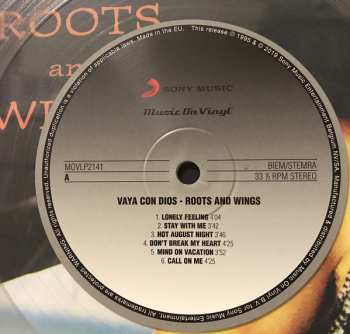 LP Vaya Con Dios: Roots And Wings LTD | NUM | CLR 31028