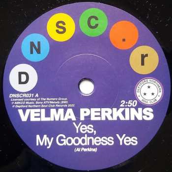 Velma Perkins: Yes, My Goodness Yes / You Can't Blame Me