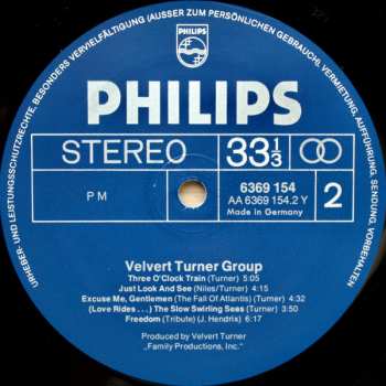 LP Velvert Turner Group: Velvert Turner Group 642051