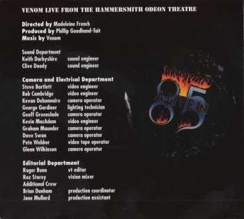 CD/DVD Venom: Live From The Hammersmith Odeon Theatre DLX 546647