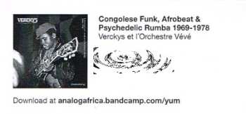 2LP Verckys: Congolese Funk, Afrobeat & Psychedelic Rumba 1969-1978 544756