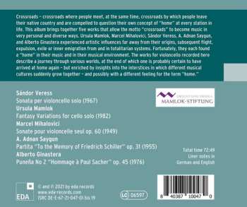 CD Sándor Veress: Crossroads 601040