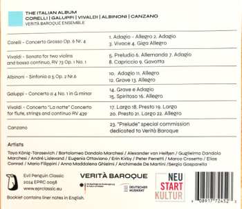 CD Verita Baroque Ensemble: The Italian Album 625897