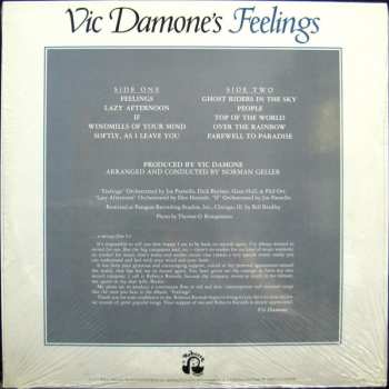 LP Vic Damone: Vic Damone's Feelings 614763