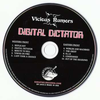 CD Vicious Rumors: Digital Dictator 580802