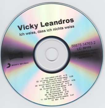 CD Vicky Leandros: Ich Weiss, Dass Ich Nichts Weiss 649252