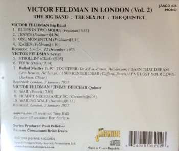 CD Victor Feldman: In London Vol. 2 Big Band: TheSextet: The Quintet 612697