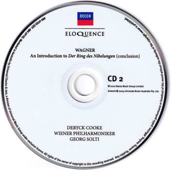 2CD Wiener Philharmoniker: An Introduction To Der Ring Des Nibelungen With Extracts From The Complete Recording 629196