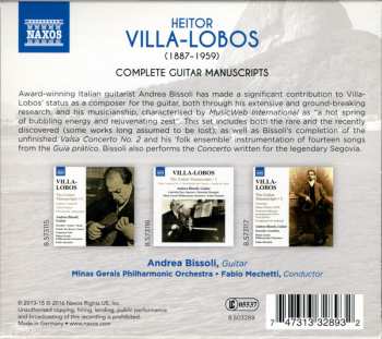 3CD Heitor Villa-Lobos: Complete Guitar Manuscripts 451096