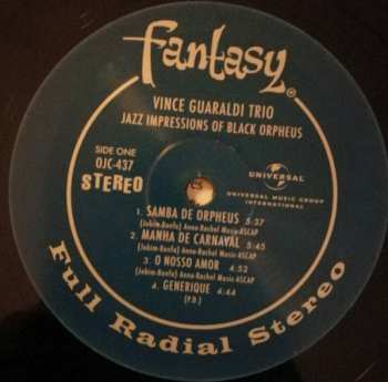 LP Vince Guaraldi Trio: Jazz Impressions Of Black Orpheus 576844