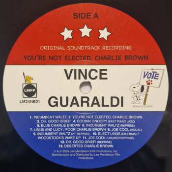 LP Vince Guaraldi: You're Not Elected, Charlie Brown (Original Soundtrack Recording) 608814