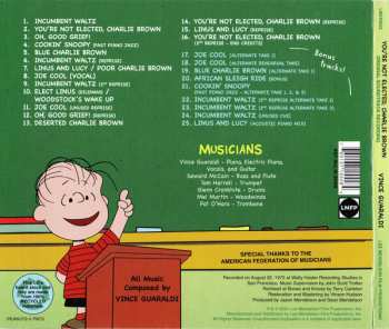 CD Vince Guaraldi: You're Not Elected, Charlie Brown (Original Soundtrack Recording) 640666