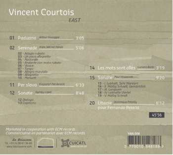 CD Vincent Courtois: East 249602