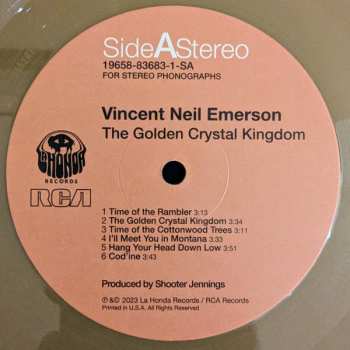 LP Vincent Neil Emerson: The Golden Crystal Kingdom CLR 606408