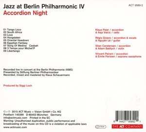 CD Vincent Peirani: Jazz At Berlin Philharmonic IV - Accordion Night 548561