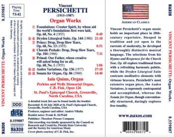 CD Vincent Persichetti: Organ Works 572304