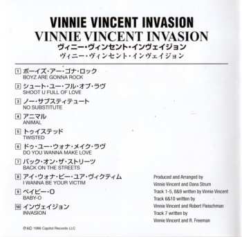 CD Vinnie Vincent Invasion: Vinnie Vincent Invasion 612709