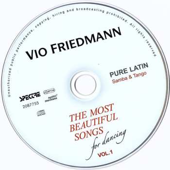 CD Vio Friedmann: The Most Beautiful Songs For Dancing Pure Latin Vol. 1 658828