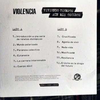 LP Violencia: Viviendo Tiempos Aún Más Oscuros CLR 584572