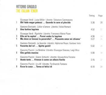 CD Vittorio Grigolo: The Italian Tenor DLX | DIGI 544022