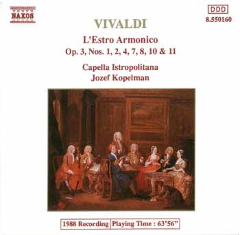 CD Antonio Vivaldi: L'Estro Armonico (Op.3, Nos. 1, 2, 4, 7, 8, 10 & 11) 640254