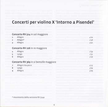 CD Antonio Vivaldi: Concerti Per Violino X 'Intorno A Pisendel' 576921