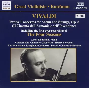 Twelve Concertos For Violin And Strings, Op.8