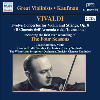 2CD Antonio Vivaldi: Twelve Concertos For Violin And Strings, Op.8 437075