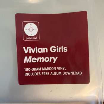 LP Vivian Girls: Memory CLR | LTD 591575