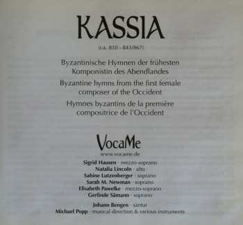 CD VocaMe: Kassia DIGI 147106