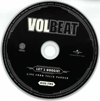 2CD/Blu-ray Volbeat: Let's Boogie! Live From Telia Parken LTD 20163