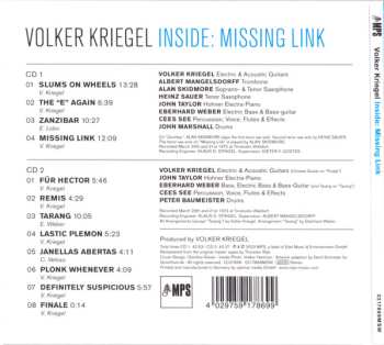 2CD Volker Kriegel: Inside: Missing Link 566788