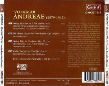 CD Volkmar Andreae: String Quartet In E Flat / String Trio, Op. 29 / Violin Sonata, Op. 4 / Six Piano Pieces, Op. 20 649523