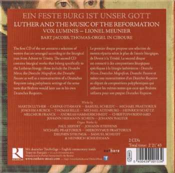 2CD Vox Luminis: Eine Feste Burg Ist Unser Gott: Luther And The Music Of The Reformation 396461