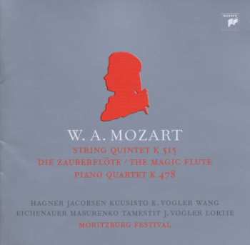 CD Wolfgang Amadeus Mozart: String Quintet K 515 - Die Zauberflöte - Piano Quartet K 478 388716