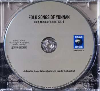 CD Wa: Folk Songs Of Yunnan 557833